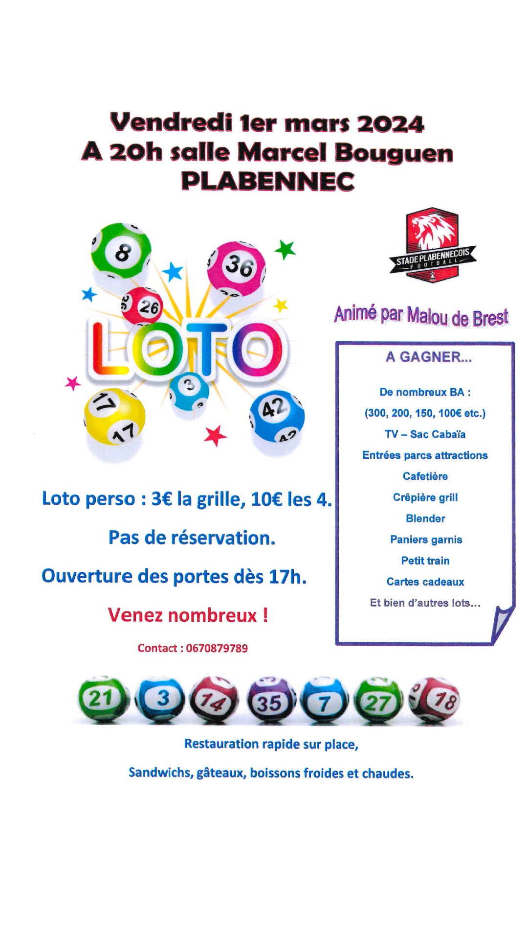 Loto du Stade Plabennecois 